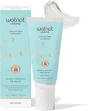 WOTNOT Natural Face Sunscreen Untinted BB Cream SPF 30, 60 g, Multicolor (WTCSUNFAC)