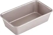 CHEFMADE 9-Inch Rectangle Loaf Pan, Non-Stick Oblong Bread and Meat Bakeware for Oven Baking (Champagne Gold)