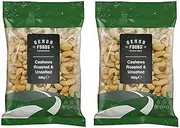 Genoa Foods Cashews Roasted and Unsalted, 300 g, Cashews Roasted and Unsalted (Pack of 2)