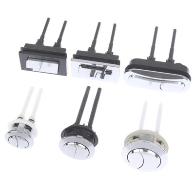 1pc Dual Flush Toilet Tank Button Round Square Toilet Push Dual Flush ButtonYSL