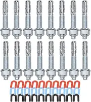 Lift Install Kit, Car Lift Installation Install Kit,(16Pcs 3/4" x 5.5" Wedge Anchor Bolts)