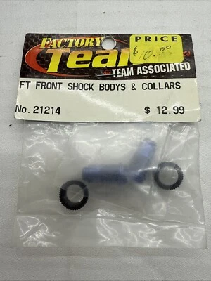 Original Factory Team Parts Team Associated RC #21214 Blue Front Shock Bodys B53