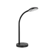 Timothy Black Modern Contemporary Post Desk Lamp