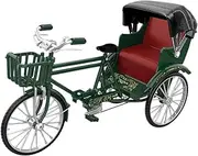 TTETTZ 1/12 Scale Tricycle Model, Three Wheeled Rickshaw Toy for Kids' Playroom, Green