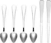 uxcell 4PCS Grapefruit-Spoons with Serrated Edge, Grapefruit-Spoons Serrated