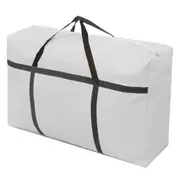 riin 1x Large Home Storage Bag Waterproof Clothes Quilt Organizer for Moving House Luggage Xmas Christmas Tree Model#180 Grey