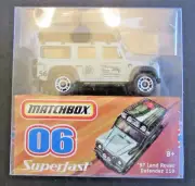 Matchbox 06 Superfast 97 Land Rover Defender 110 NIP