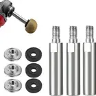 3PCS/Set M10 Angle Grinder Extension Rod Thread Adapter Grinding Connection ❤XH