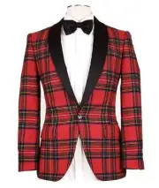 Mens Royal Stewart Jacket Scottish Traditional Kilt Jacket Diner Coat For Sale