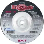 United Abrasives 22634 7x1/8x5/8-11 Z24R Z-Tech Pipeline Cutting Wheels 10 pack