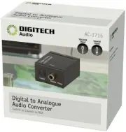 High Definition Audio Digital Optical/Coax to Analogue (RCA) Converter