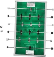 Hohopeti Mini Portable Football Table Compact Tabletop Foosball Game for Indoor and Outdoor Fun for Parties and Skill Development Engaging Family Activity