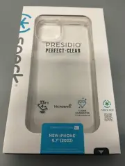 iPhone 14 ,15 Plus Case CLEAR Speck Presidio Perfect Clear New 6.7" 2022