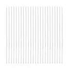 24pcs Kebob Skewers 40cm x 3.8mm x 1mm Stainless Steel Flat BBQ Grill Sticks