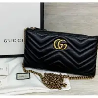 在飛比找蝦皮購物優惠-GUCCI GG Marmont mini 斜背包 4434