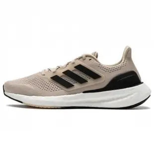 【adidas 愛迪達】慢跑鞋 男鞋 運動鞋 緩震 PUREBOOST 23 奶茶黑 IF2368(8503)