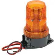 LED Warning Beacon Light 360 Flash Pattern, Durable Polycarbonate, 12-24V
