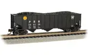 N-Gauge - Bachmann - PRR-Yellow Ball Bethlehem 100-Ton 3-Bay Hopper #226138