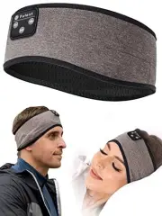 Fulext Bluetooth Sleep Headphones Dark Brown Headband 3 in 1 Sleep Mask