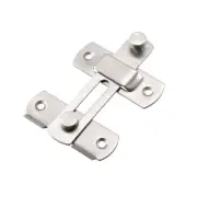 Flip Door Latch 201 Stainless Steel 100x70mm Gate Latch Hasp Slide Lock 3 Pcs