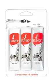 Vandoren Juno Alto Saxophone Reeds - 3 Reed Card