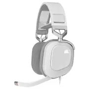 [CA-9011238-AP] HS80 RGB USB Wired Gaming Headset - White - Dolby Atoms 3D, Pulse Sound