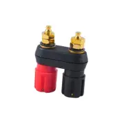 3pcs Audio Speaker Amp Terminal Binding Post Combine Dual 2 ways Banana Plug