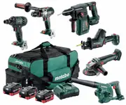 Metabo MET18MX6LB3HD55EY - 18V Brushless 6 Piece Combo Kit HD55EY (3 x 5.5Ah)