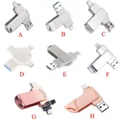 1TB 256GB USB 3.0 OTG Flash Drive Type-c Memory Stick Storage Pen for iPhone PC