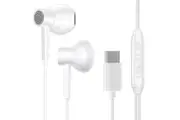 Type-C JR EC01 Semi In-Ear Earphones, In-line Control and Microphone. Type-C Interface