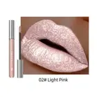 Waterproof Diamond Pearlescent Lip Gloss Glitter Diamond Lipstick Non-stick Cup
