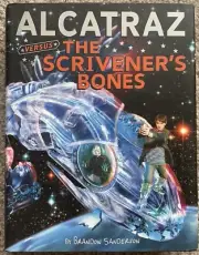 Alcatraz Versus the Scrivener's Bones SIGNED Hardcover Brandon Sanderson 1st Ed.