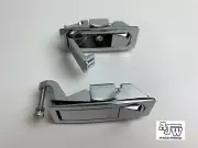 10 Compression Latch Non Locking CHROME Lever Lock Trailer Locker Door TackBox