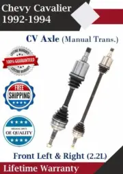 OE Front CV Axle For 1992-1994 Chevy Cavalier Manual Trans. Lifetime Warranty (for: Chevrolet)