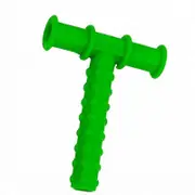 Teether Bite Stick Chewing Tube Sensory Chew Biting Aid Oral Muscle Training Green