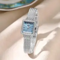 在飛比找Yahoo!奇摩拍賣優惠-現貨女士手錶腕錶歌迪小眾高級感貝母手錶高顏值中古女錶輕奢方盤