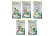 5x Crafty Kits Wooden Wiggle Animal Art Craft Non-Toxic Paint Activity Kit Asstd