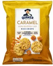 Quaker Rice Crisps Caramel Corn Popped Snack Gluten Free 4 (7 oz)