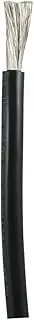 Ancor 112002 Tinned Copper Wire, 6 AWG (13mm2), Black - 25ft