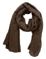 [Mocha] Timeless Lightweight Scarf in Brown