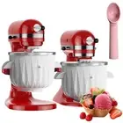 Ice Cream Attachment for Kitchenaid, 2 Quart Frozen Ice Cream & Sorbet Gelato...
