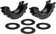 RAGBUSCLE Towing Shackles Bumper Protector for 3/4" or 5/8" Shackles D-Ring Shackle Isolator with Washers Black