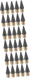 COOPHYA 3sets Inkless Writing Pencil Nibs Smooth Refills for Pencils Replacement Tips Portable 25pcs*3