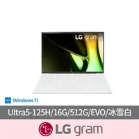 在飛比找momo購物網優惠-【LG 樂金】Gram 16吋Ultra5輕薄AI筆電(16