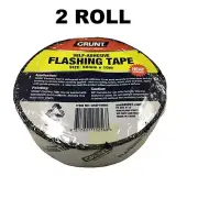 2X 10mX 50mm Bitumen Bituminous Adhesive Waterproof Aluminium Flashing Roof Tape