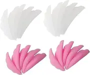 TOVINANNA False Eyelash Patches Set 4 Bags of Silicone Makeup Tool for Lash Perming Long Thick Lashes Appearance
