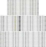 [ALMVIS] 36pcs/Kit LED Strips Fit for Samsung 75 TV UN75F6400 UN75F7100 UN75F6300 UE75F6400 UE75F6470 UE75F6475 UE75F6375 UE75F6300 LED TV Light