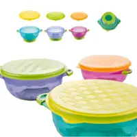 在飛比找ETMall東森購物網優惠-Colorland-三件組-禾果嬰兒吸盤碗防摔輔食碗餐具組