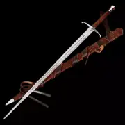 Medieval longford sword Functional battle ready sword With Wooden Scabbard