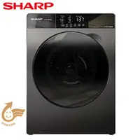 在飛比找PChome商店街優惠-SHARP夏普12.5公斤變頻溫水洗脫滾筒洗衣機 ES-FK